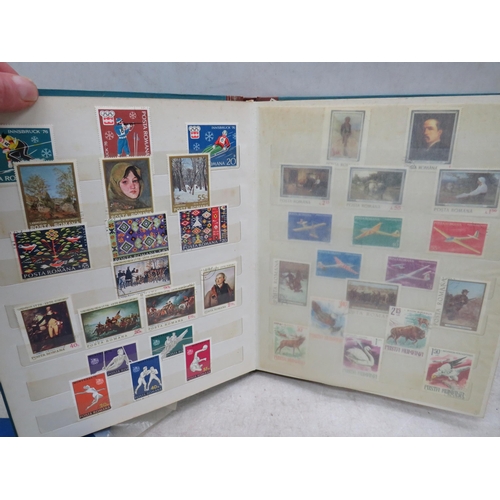 840 - Good Selection of UK & Scottish Stamps in well filled albums. See photos