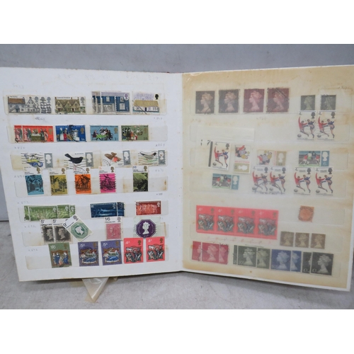 840 - Good Selection of UK & Scottish Stamps in well filled albums. See photos