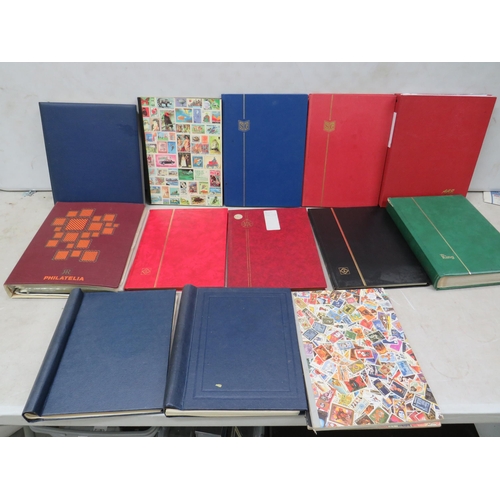 842 - Large Quantity of Vintage Stamp Albums of World Stamps. See photos.