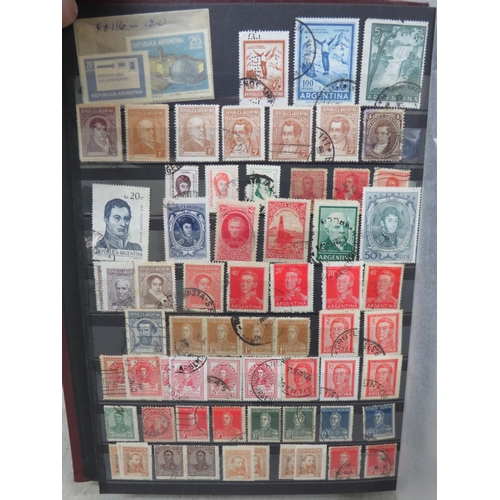 843 - Seven well filled albums of World Stamps. See photos