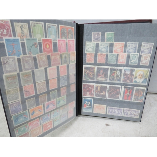 843 - Seven well filled albums of World Stamps. See photos