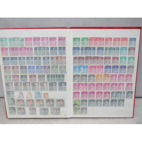 843 - Seven well filled albums of World Stamps. See photos