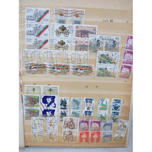 843 - Seven well filled albums of World Stamps. See photos