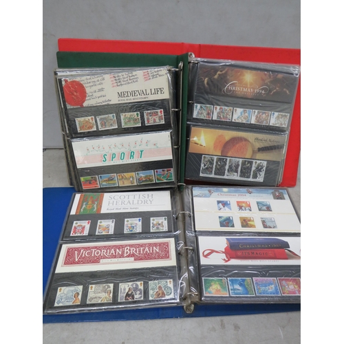 846 - Three Albums of Uk presentation packs. See photos