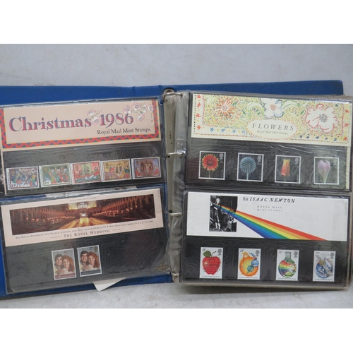 846 - Three Albums of Uk presentation packs. See photos