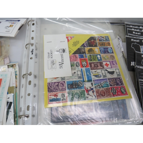 848 - Mixed Bag of Souvenir Stamps , First Day Covers,  cigarette cards. See photos