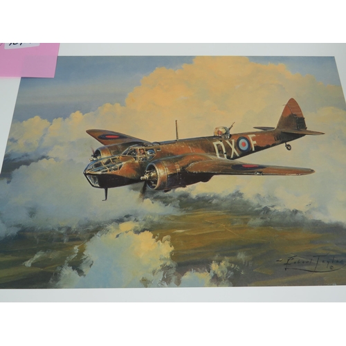 769A - Two unframed limited edition Robert Taylor prints 