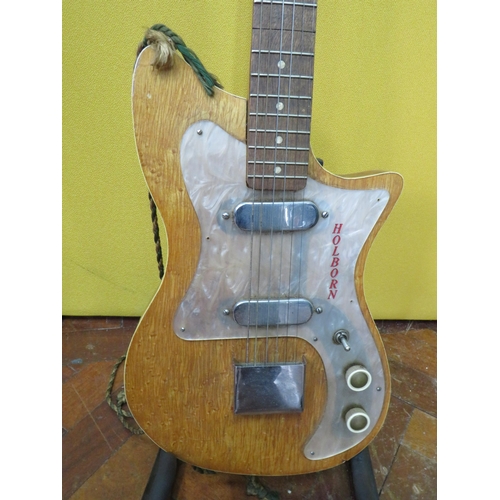 849 - Honher Holborn Electric Guitar with canvas case, believed to be 1960's Era. Appears to be in good co... 