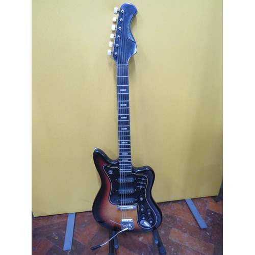 854 - Musima eterna De Lux 25 Vintage Electric Guitar,  Body in Sunburst, Minor to medium wear to body , i... 