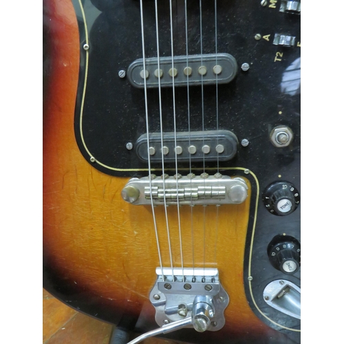 854 - Musima eterna De Lux 25 Vintage Electric Guitar,  Body in Sunburst, Minor to medium wear to body , i... 