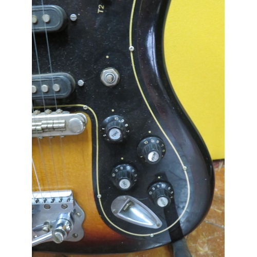 854 - Musima eterna De Lux 25 Vintage Electric Guitar,  Body in Sunburst, Minor to medium wear to body , i... 