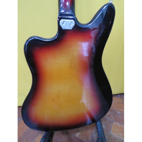 854 - Musima eterna De Lux 25 Vintage Electric Guitar,  Body in Sunburst, Minor to medium wear to body , i... 