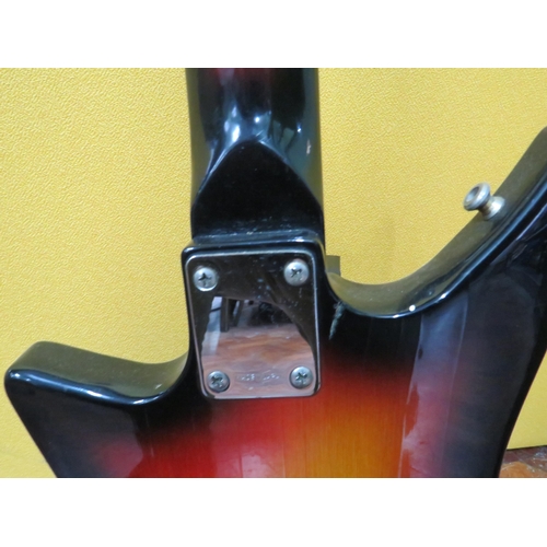 855 - Vintage 'Prestige' Japanese made six string Electric Guitar in Sunburst in fair  condition with some... 