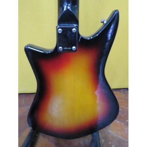 855 - Vintage 'Prestige' Japanese made six string Electric Guitar in Sunburst in fair  condition with some... 