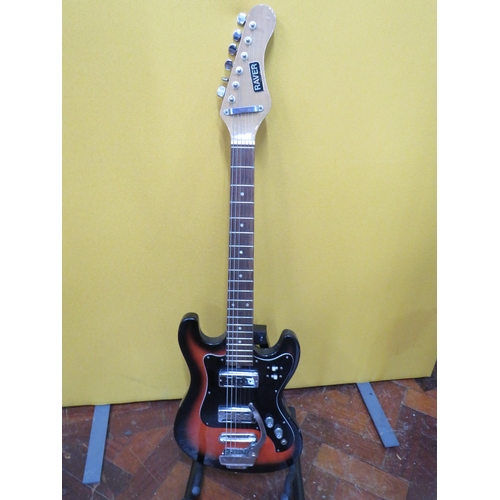 856 - Taisco 'Raver' Japanese made Electric Guitar. In very clean condition with minor wear to body. Measu... 