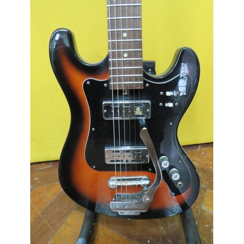 856 - Taisco 'Raver' Japanese made Electric Guitar. In very clean condition with minor wear to body. Measu... 