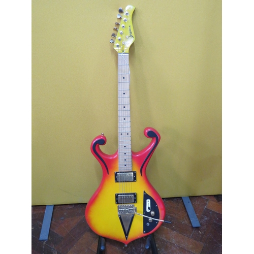 858 - Lovely Electric Guitar in Sunburst which has 'Jackson' to the headstock.  In very good condition wit... 