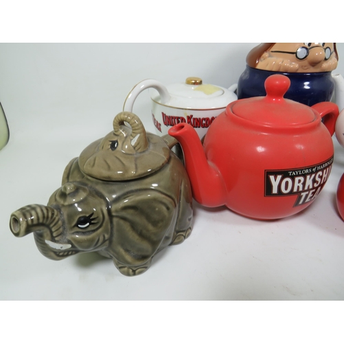 891 - Selection of Teapots. Some advertising. See photos.  (please remember to factor in packing and posta... 