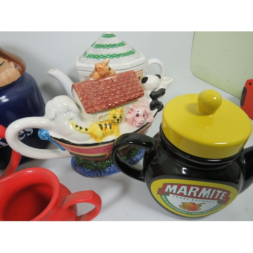 891 - Selection of Teapots. Some advertising. See photos.  (please remember to factor in packing and posta... 