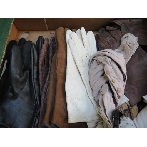 892 - Large Collection of Ladies Silk scarves, gloves. See photos