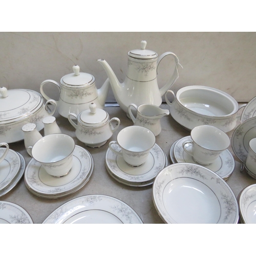 898 - Part Dinner/Teaset in the Sweet Leilani pattern by Noritiake  all in good condition.  (please rememb... 