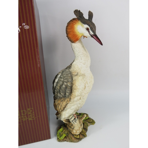 2094 - Country Artists Great Crested Grebe with Grebling, 14.5