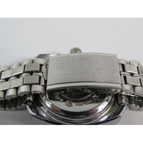 197 - Gents Sicura 17 jewel mens wristwatchin running order.