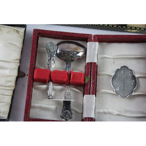 552 - Assorted Cutlery Sets Silver Plated Vintage Fork Mother of Pearl Joblot 1500g 2306419