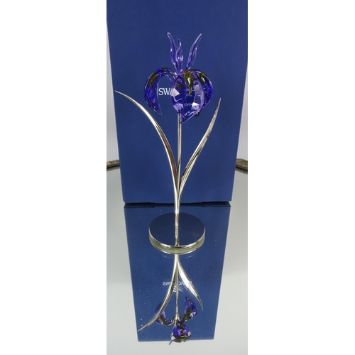 205 - Swarovski crystal Paradise Flower Damboa Blue Violet with box, no 848 449.