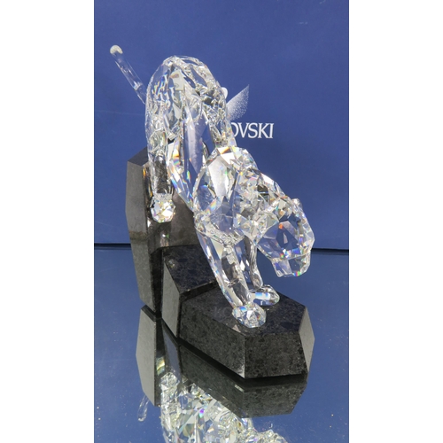 218 - Swarovski crystal Soulmates Panther, Power of Elegance with certificate and box. No 874 337.