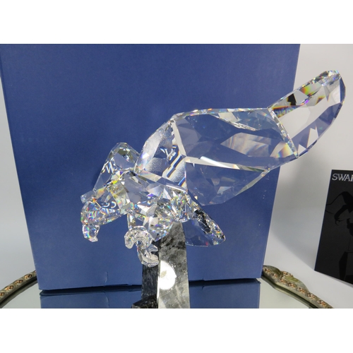 219 - Swarovski crystal Soulmates Eagle, Wings of Liberty with certificate and box. No 874 456.