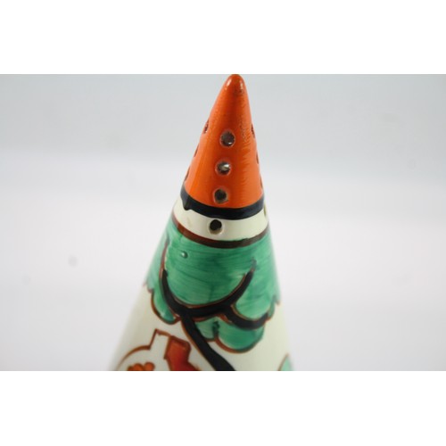 573 - Art Deco Bizarre By Clarice Cliff Conical Sugar Sifters Inc Fantasque x 2 441848