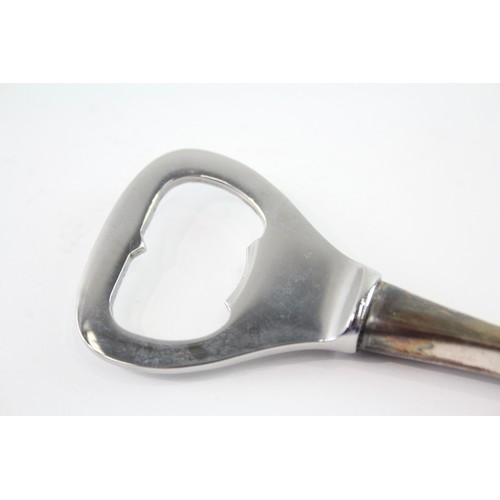 587 - Vintage Stamped .925 Sterling Silver Denmark Handled Bottle Opener 44g 2331448