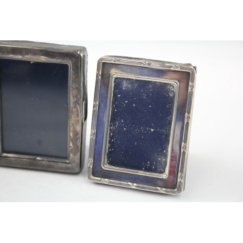 589 - 4 x Vintage Hallmarked .925 Sterling Silver Small Photograph Frames . 2331457