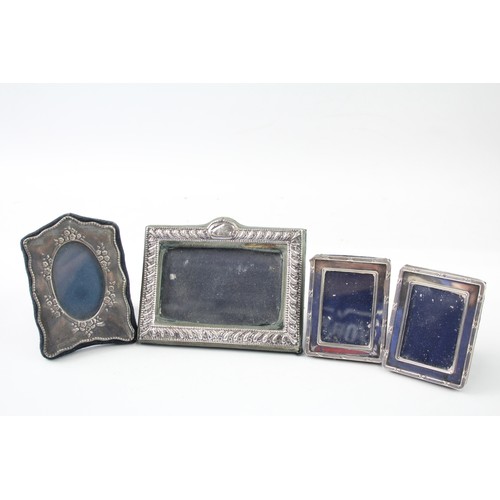 590 - 4 x Vintage Hallmarked .925 Sterling Silver Small Photograph Frames  2331458