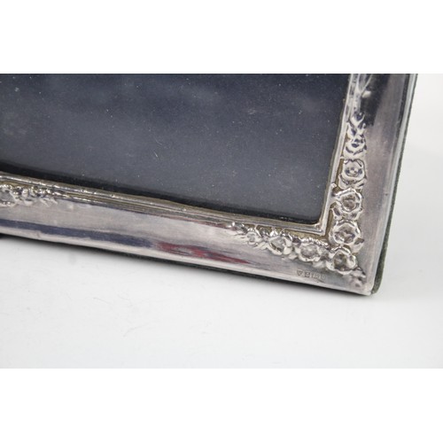 616 - 2 x Vintage Hallmarked .925 Sterling Silver Medium Photograph Frames 388g 2331456