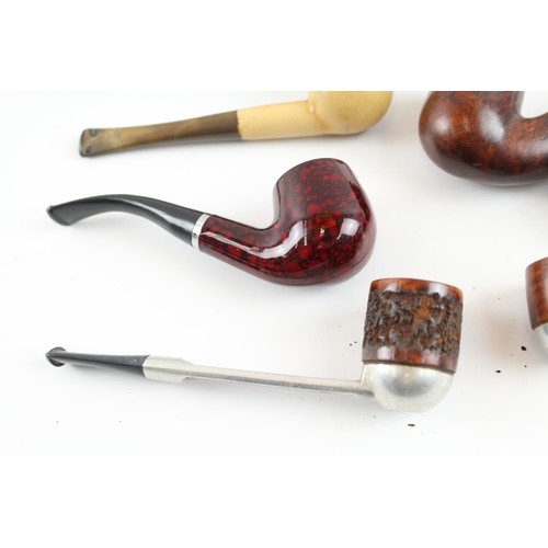 630 - Vintage Smoking Pipes Estate Inc Carved, Branded, Plated Joblot 701865