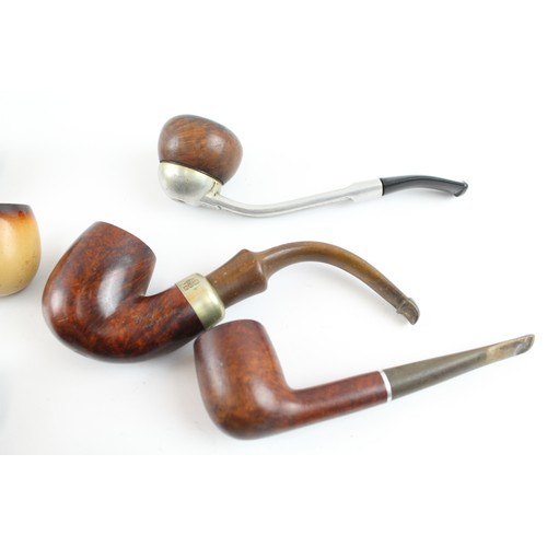 630 - Vintage Smoking Pipes Estate Inc Carved, Branded, Plated Joblot 701865