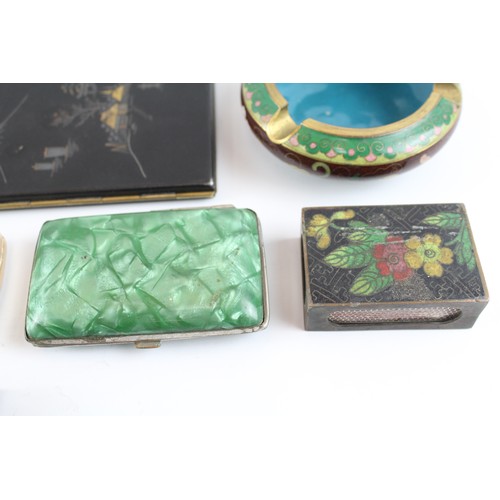 633 - Tobacciana Collectables East Asian, Celluloid, Cloisonne 575694