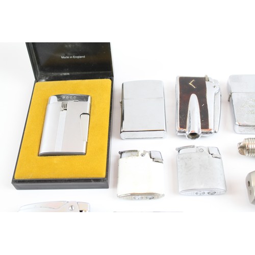 636 - Tobacciana Collectable Pocket Lighters Inc Ronson, Boxed, Etc Joblot 639703