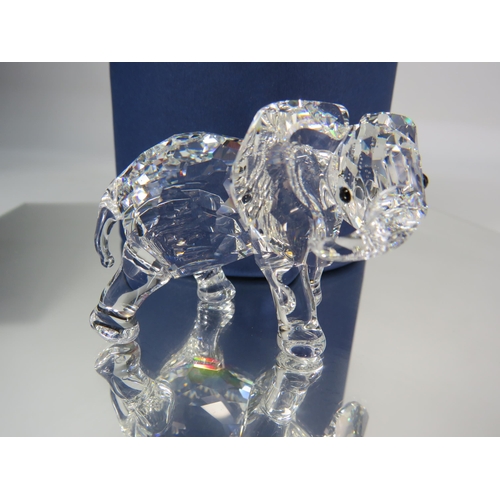 242 - Swarovski crystal Little elephant figurine with box. No 674587