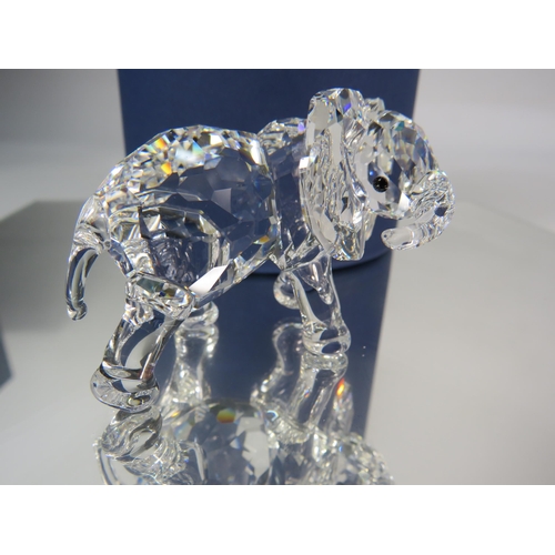 242 - Swarovski crystal Little elephant figurine with box. No 674587