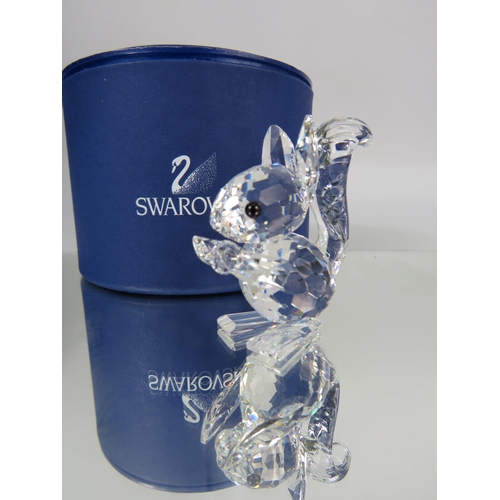 257 - Swarovski crystal Squirrel figurine with box. No 011871