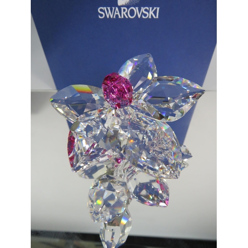 269 - Swarovski crystal Orchid Blossom ornament with box. No 864464