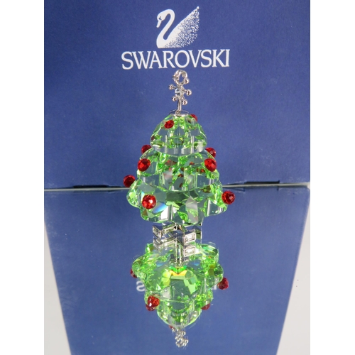 275 - Swarovski crystal Christmas tree ornament with box. No 904990