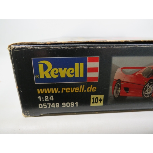 804 - Boxed Revell Ferrari Gift Set of Two plastic Model kits.  In unused condition with original boxes. S... 