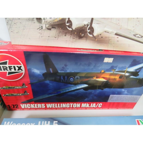 807 - Seven Airfix Plastic Scale Model Aircraft Kits. All in unused condition with original boxes. See pho... 