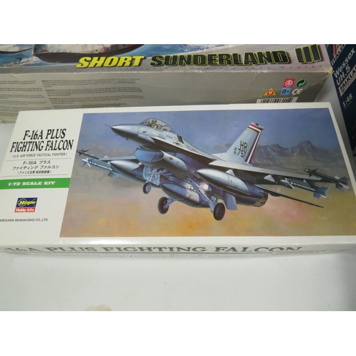 807 - Seven Airfix Plastic Scale Model Aircraft Kits. All in unused condition with original boxes. See pho... 