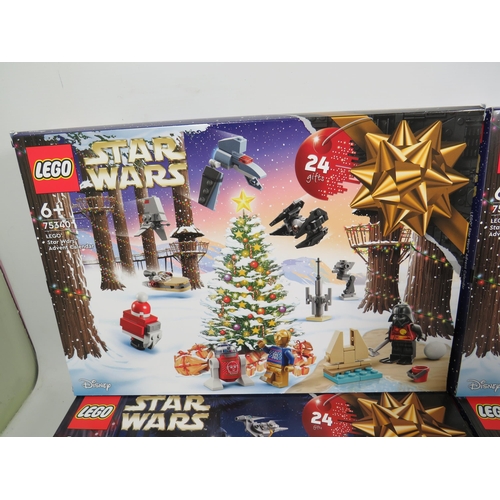 811 - Four Lego Star Wars Advent Calendars which are Boxed and Unopened.  See photos