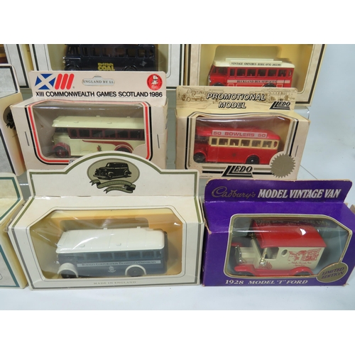 818 - Sixteen Die Cast Model Vehicles  .   All boxed and in unused condition.  See photos for details.